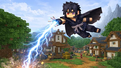 Gameplay screenshot 2 from Sasuke Craft: Ninja Hero - Casual game