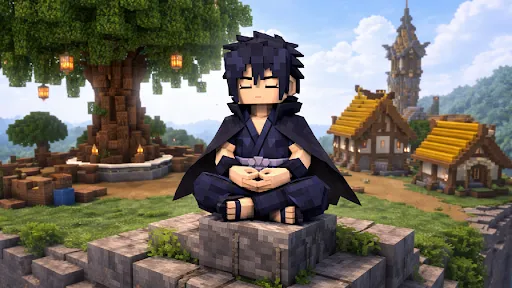 Gameplay screenshot 4 from Sasuke Craft: Ninja Hero - Casual game